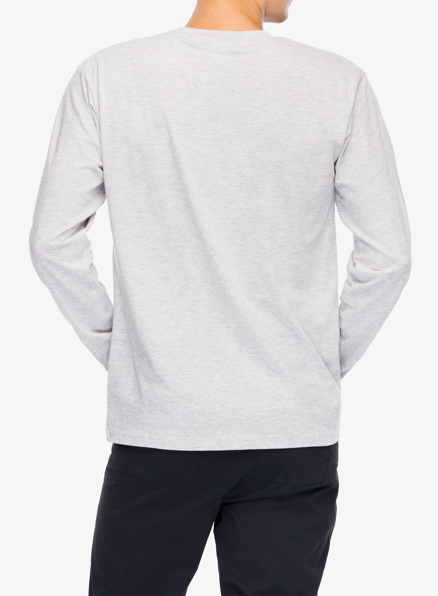 Суичър без качулка Marmot Coastal Tee LS - light grey heather