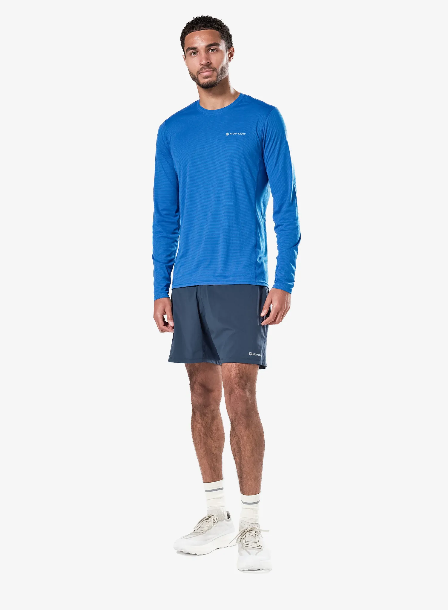 Суичър без качулка Montane Dart Nano Long Sleeve T-Shirt - neptune blue