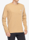 Суичър без качулка Patagonia L/S Shop Sticker Pocket Responsibili-Tee - talon gold
