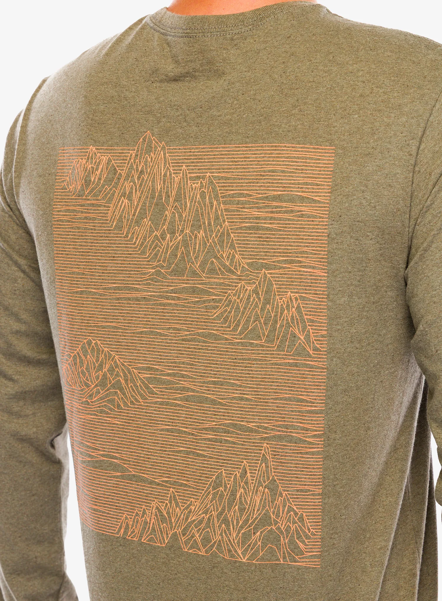 Суичър без качулка Patagonia L/S Strataspire Responsibili-Tee - wing grey