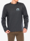 Суичър без качулка Patagonia LW Applied Imagination Wildrise Crew - ink black
