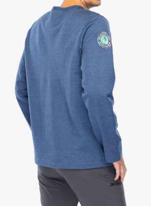 Суичър без качулка Patagonia LW Unity Fitz Wildrise Crew - clement blue