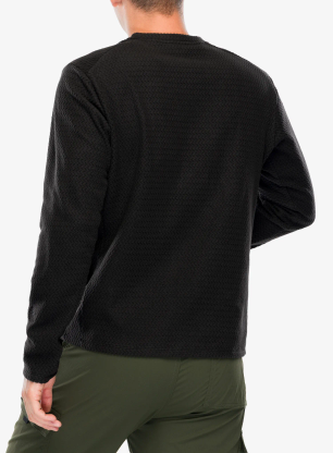 Суичър без качулка Patagonia R1 Air Crew - black