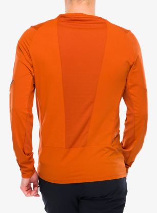 Суичър без качулка Salewa Pedroc Dry L/S Tee - bombay brown