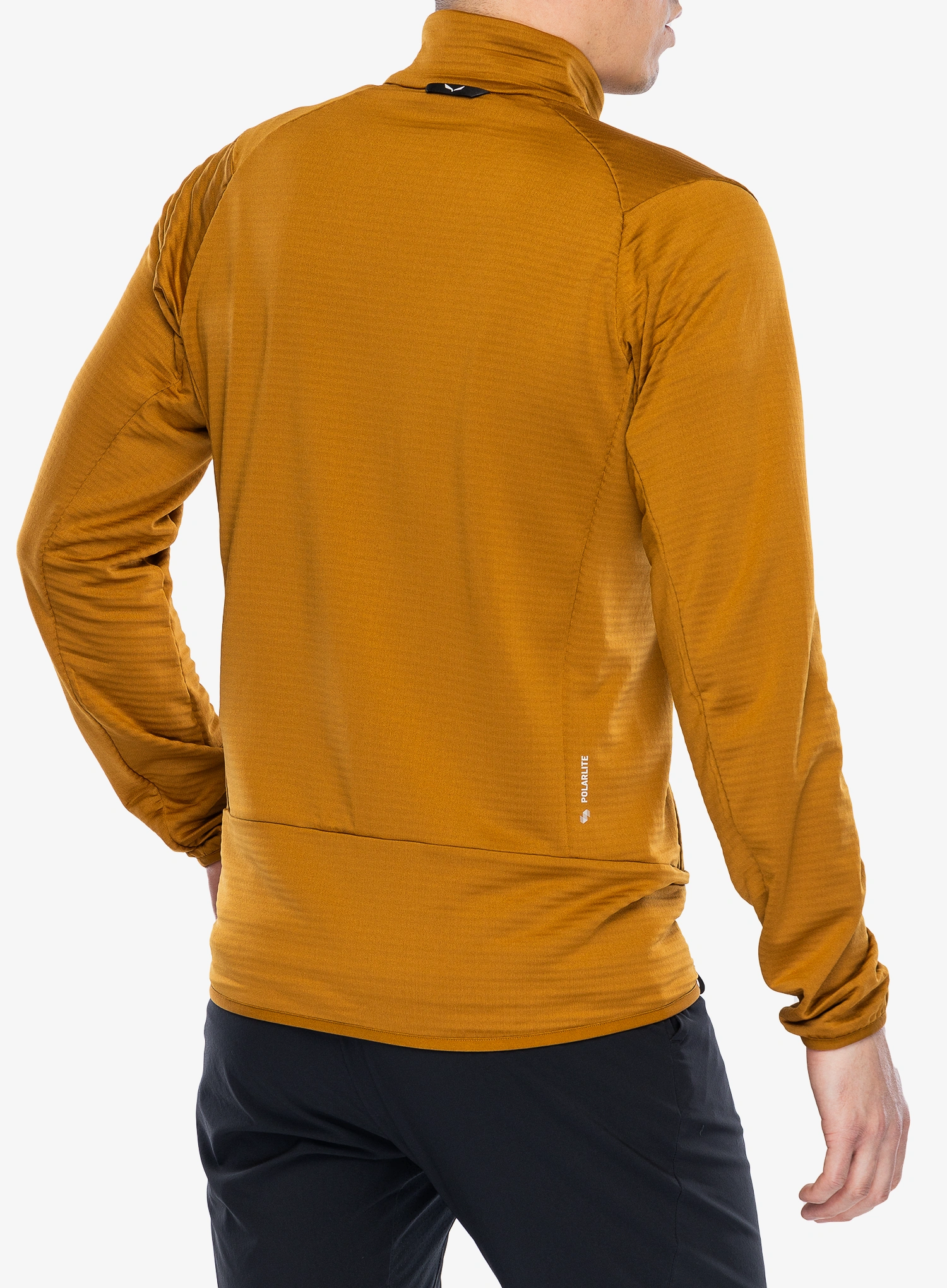 Суичър без качулка Salewa Puez Altavia PL Jacket - golden brown