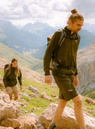 Суичър без качулка Salewa Puez Cammino PL Jacket - dark olive