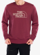 Суичър без качулка The North Face Drew Peak Light Crew - sumac/gravel