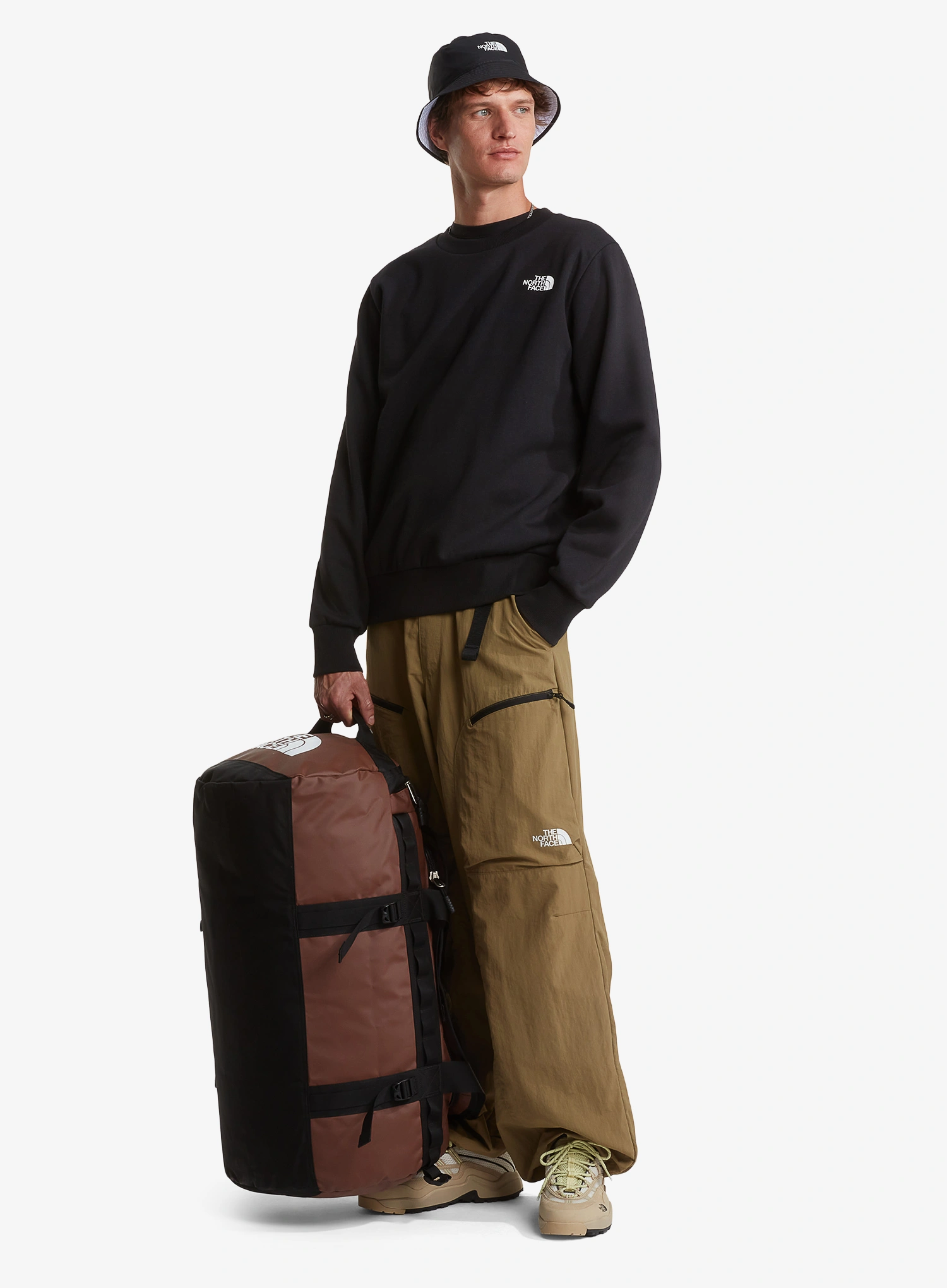 Суичър без качулка The North Face Simple Dome Crew - tnf black