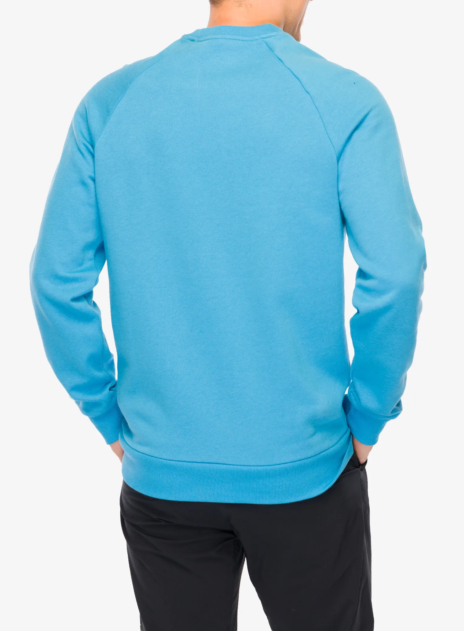 Суичър без качулка Under Armour Rival Fleece Crew - ether blue/white