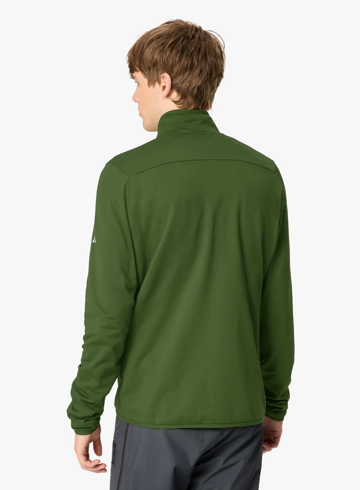 Суичър без качулка Vaude Monviso Fleece FZ Jacket II - thyme