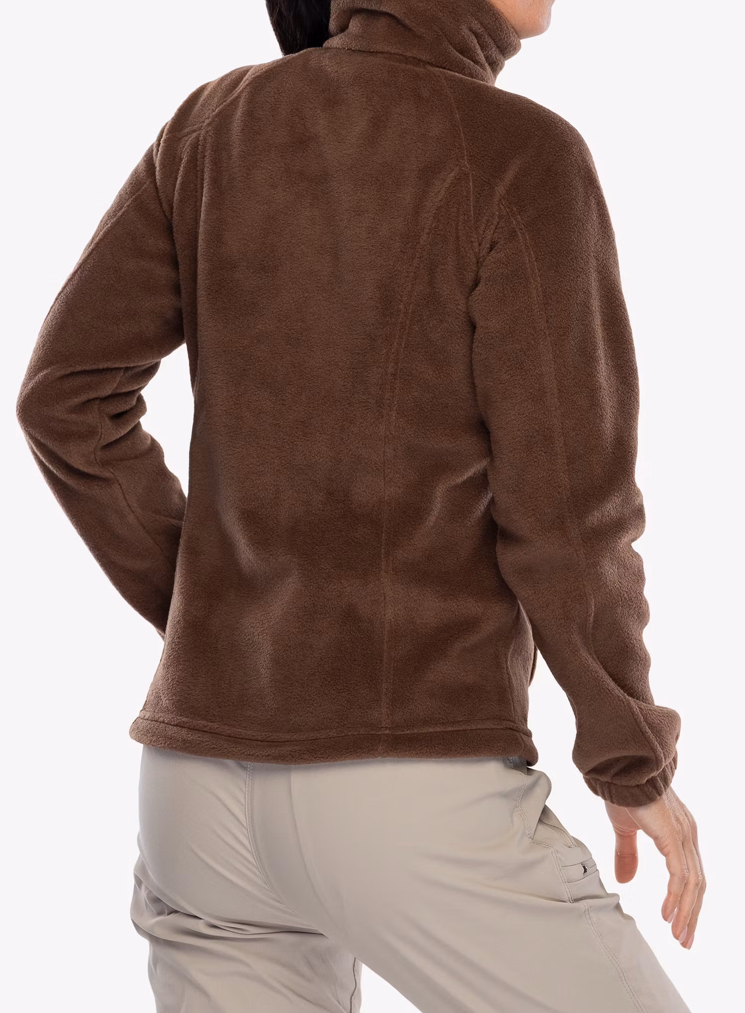 Дамски суичър без качулка Columbia Benton Springs FZ - tobacco