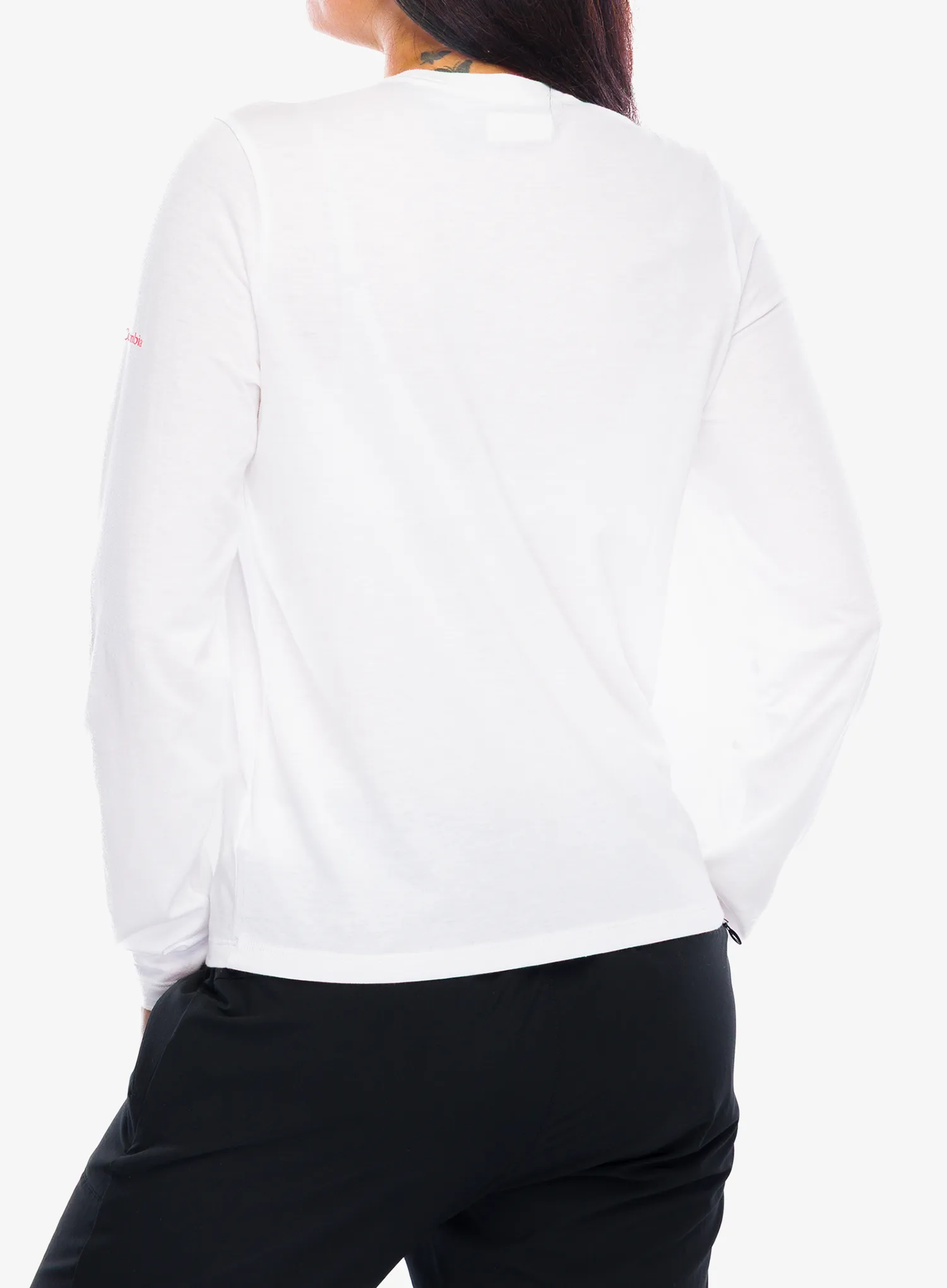 Дамски суичър без качулка Columbia Ruby Springs Graphic LS Tee - white/colorful treescape