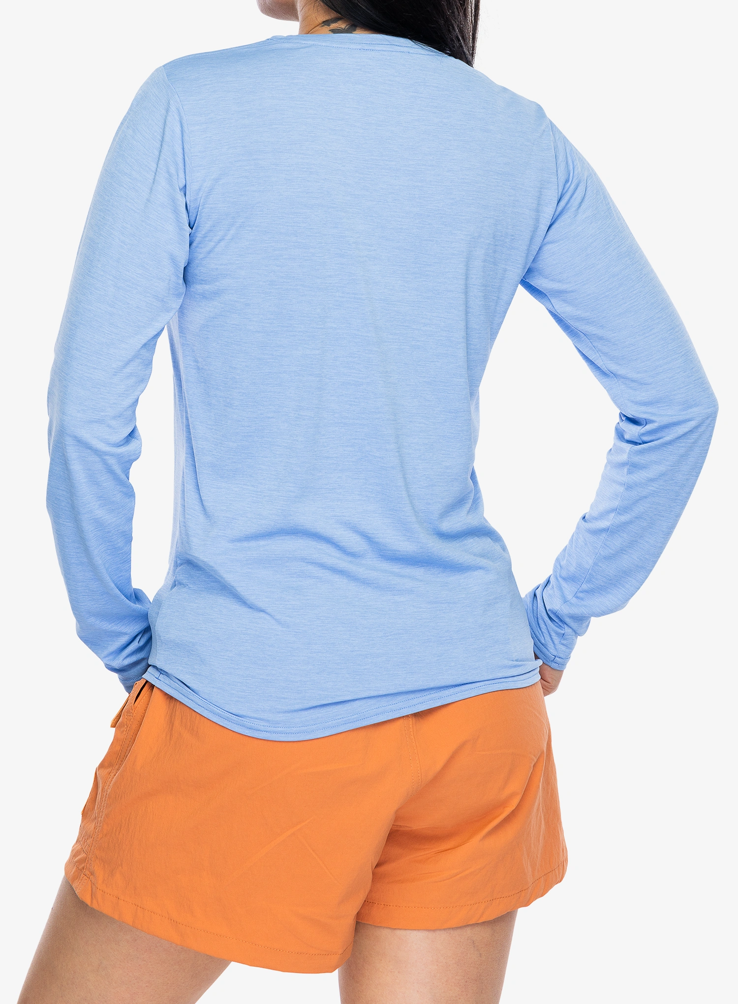 Дамски суичър без качулка Patagonia L/S Cap Cool Daily Graphic Shirt Lands - trailseekers/abundant blue