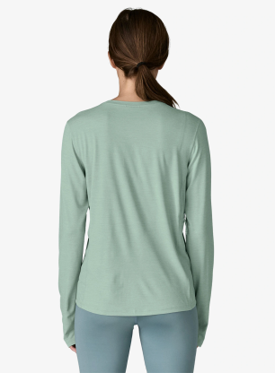 Дамски суичър без качулка Patagonia L/S Cap Cool Sun Shirt - thermal blue/thin ice x-dye