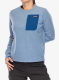 Дамски суичър без качулка Patagonia R1 Air Crew - barnacle blue
