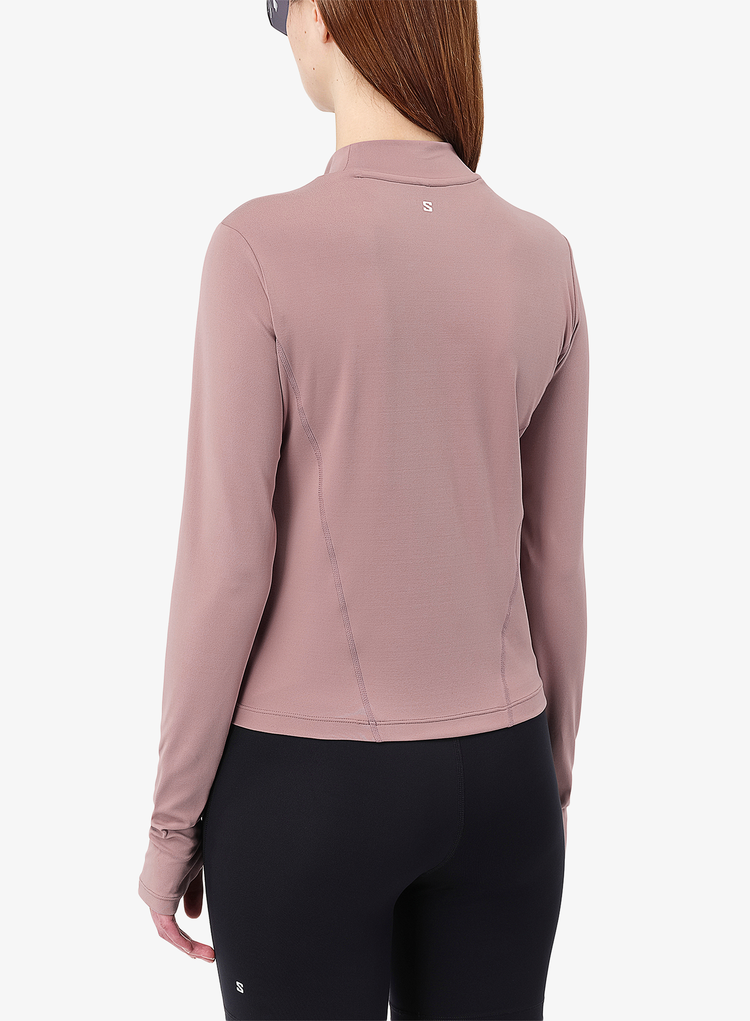 Дамски суичър без качулка Salomon Shakeout Bliss LS Tee - antler