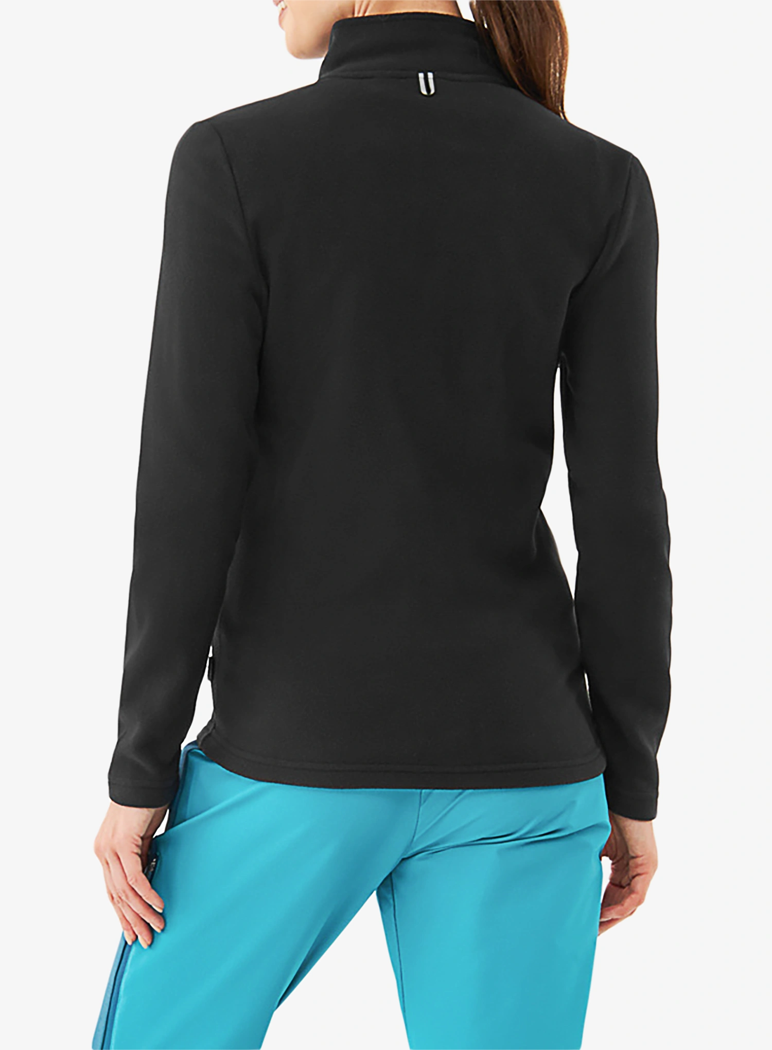 Дамски суичър без качулка Viking Midlayer Fleece Tesero Polartec - black