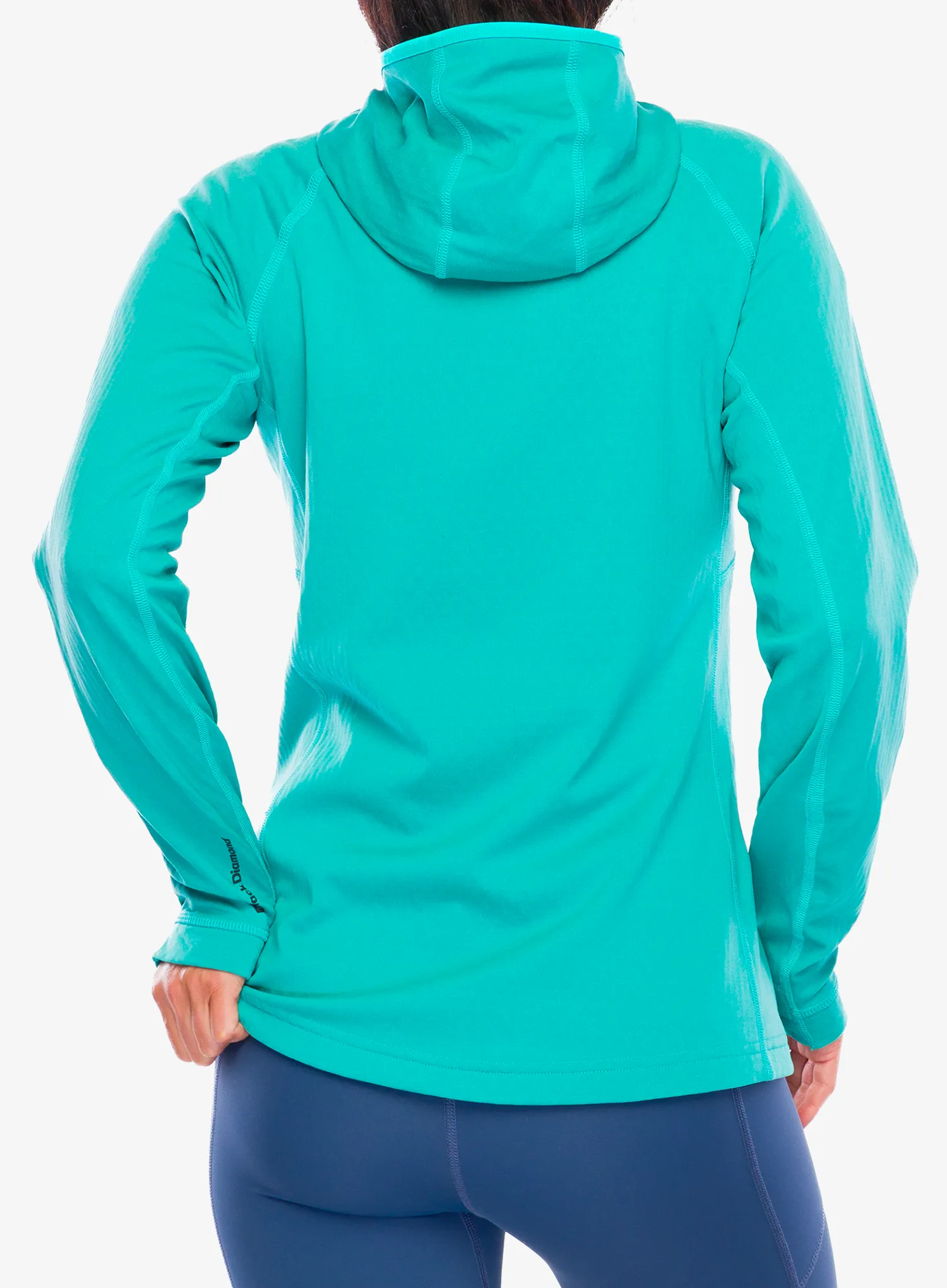 Дамски суичър Black Diamond Coefficient Fleece Hoody - dark patina