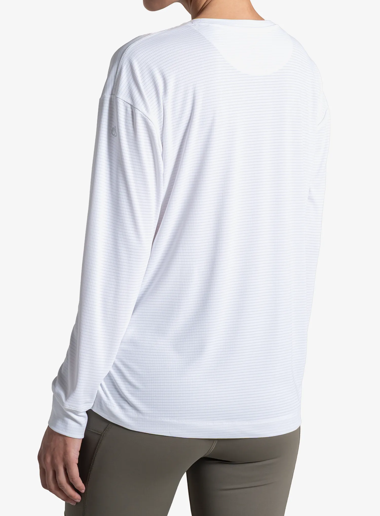 Дамски суичър Craghoppers NosiLife SolarShield+ Long Sleeved T-Shirt - white