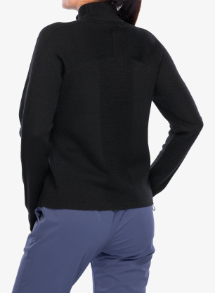 Дамски суичър Icebreaker Anniversary Original LS Half Zip - black