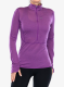 Дамски суичър Icebreaker Merino 200 Realfleece Descender LS Half Zip - passion