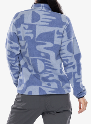 Дамски суичър Patagonia Lightweight Synch Snap-T Pullover - mother tree/barnacle blue