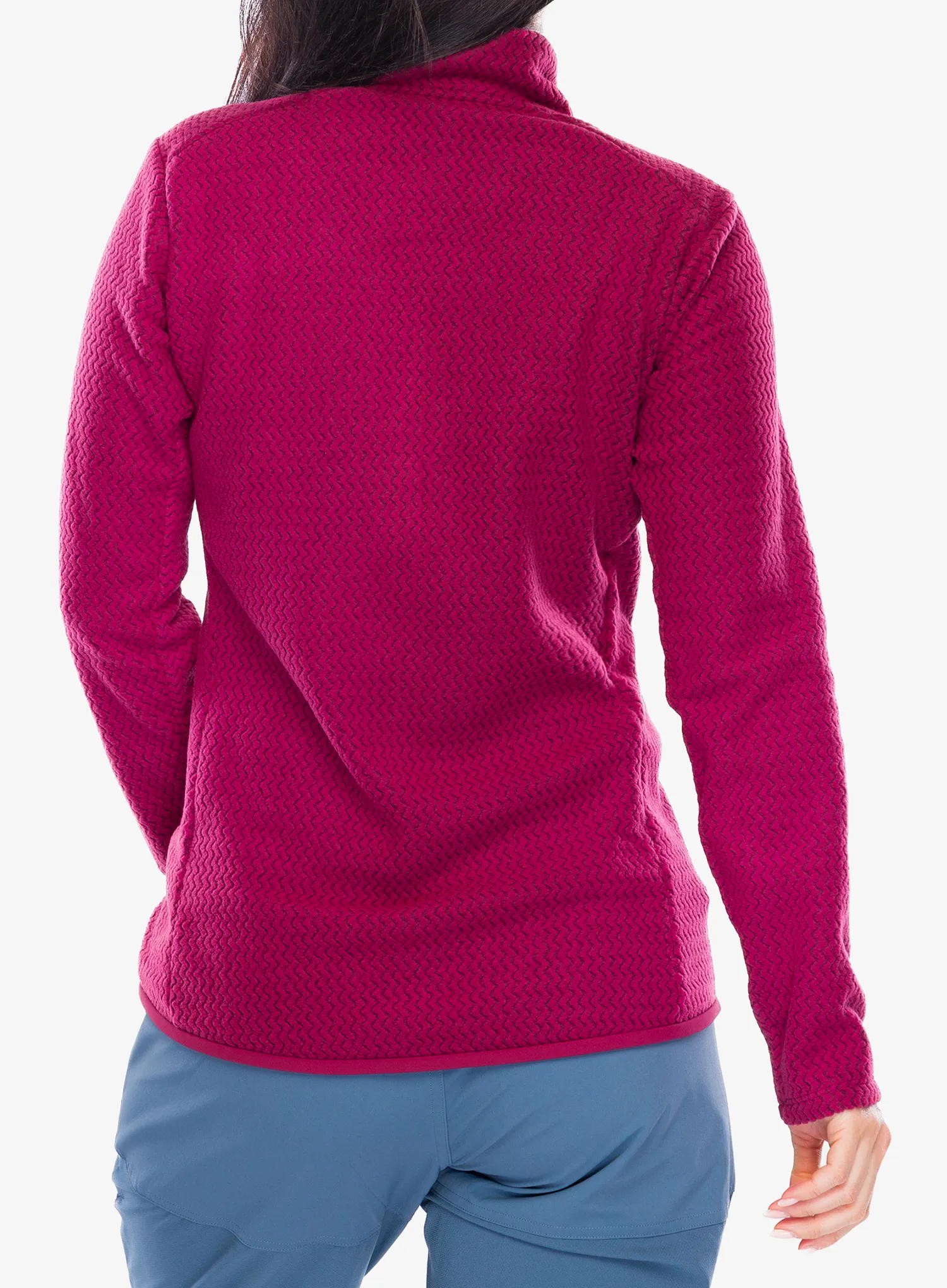 Дамски суичър Patagonia R1 Air Zip Neck - marion red