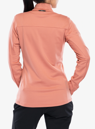 Дамски суичър Salewa Puez Cammino PL HZ Jacket - desert pink