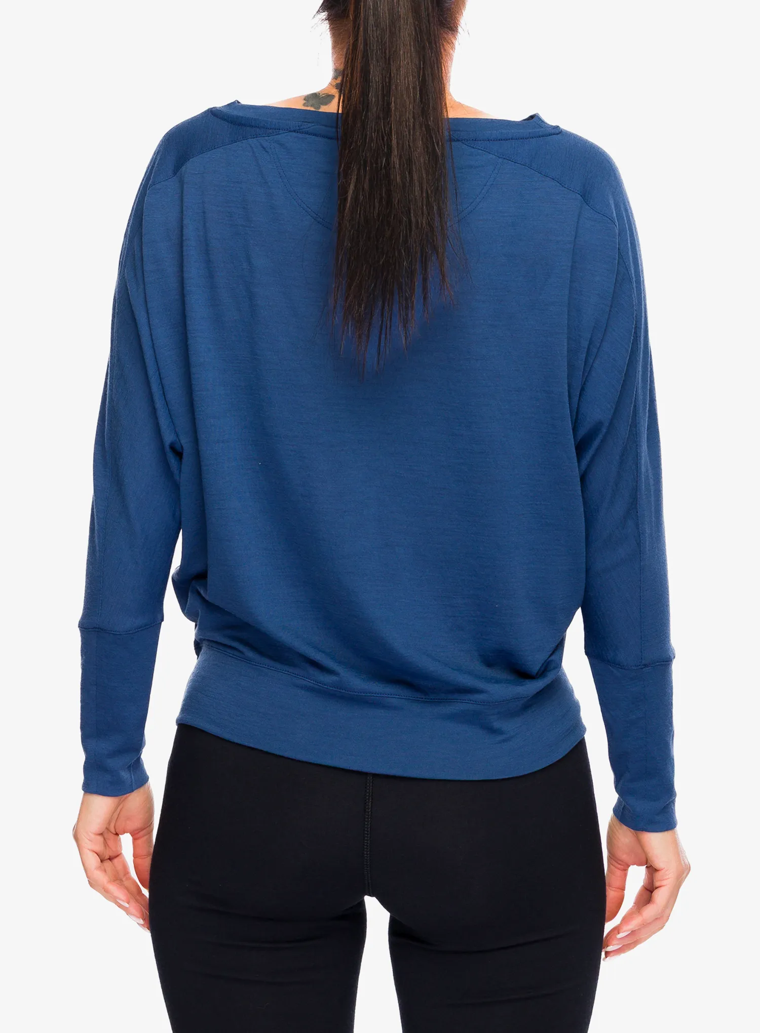 Дамски суичър Super.natural Kula Top - ocean blue