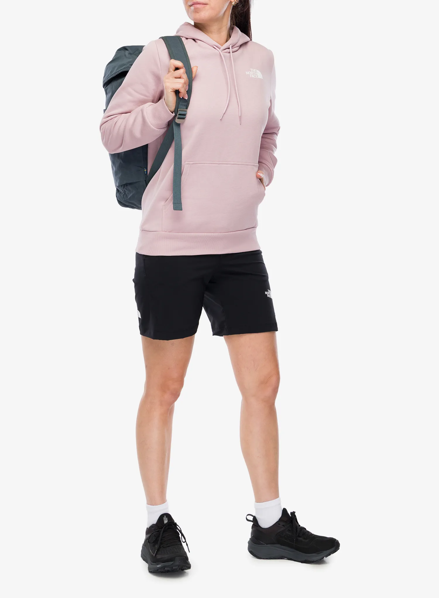 Дамски суичър с качулка The North Face Simple Dome Hoodie - metal pink