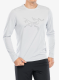 Суичър за бягане Arcteryx Cormac Logo LS - solitude heather/void