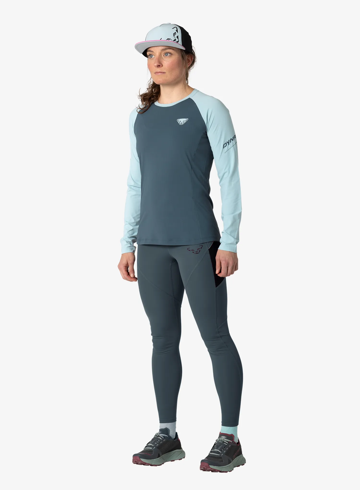 Дамски суичър за бягане Dynafit Alpine Pro L/S Tee - cloud blue