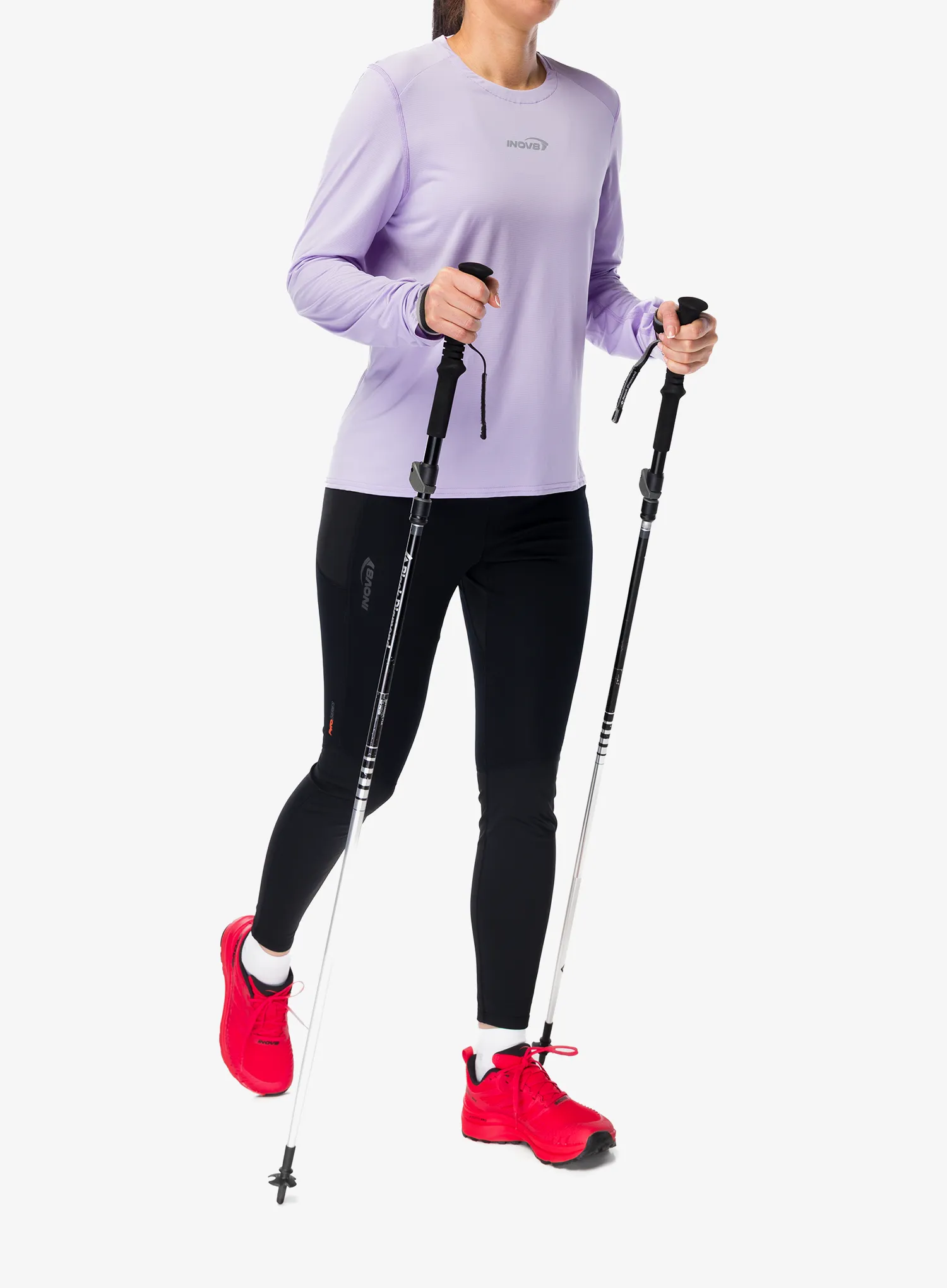 Дамски суичър за бягане Inov-8 Airlite Long Sleeve T-Shirt - purple