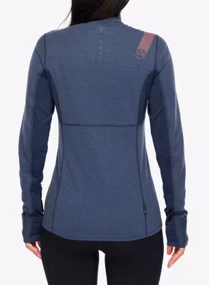 Дамски суичър за бягане La Sportiva Swift Long Sleeve - night sky