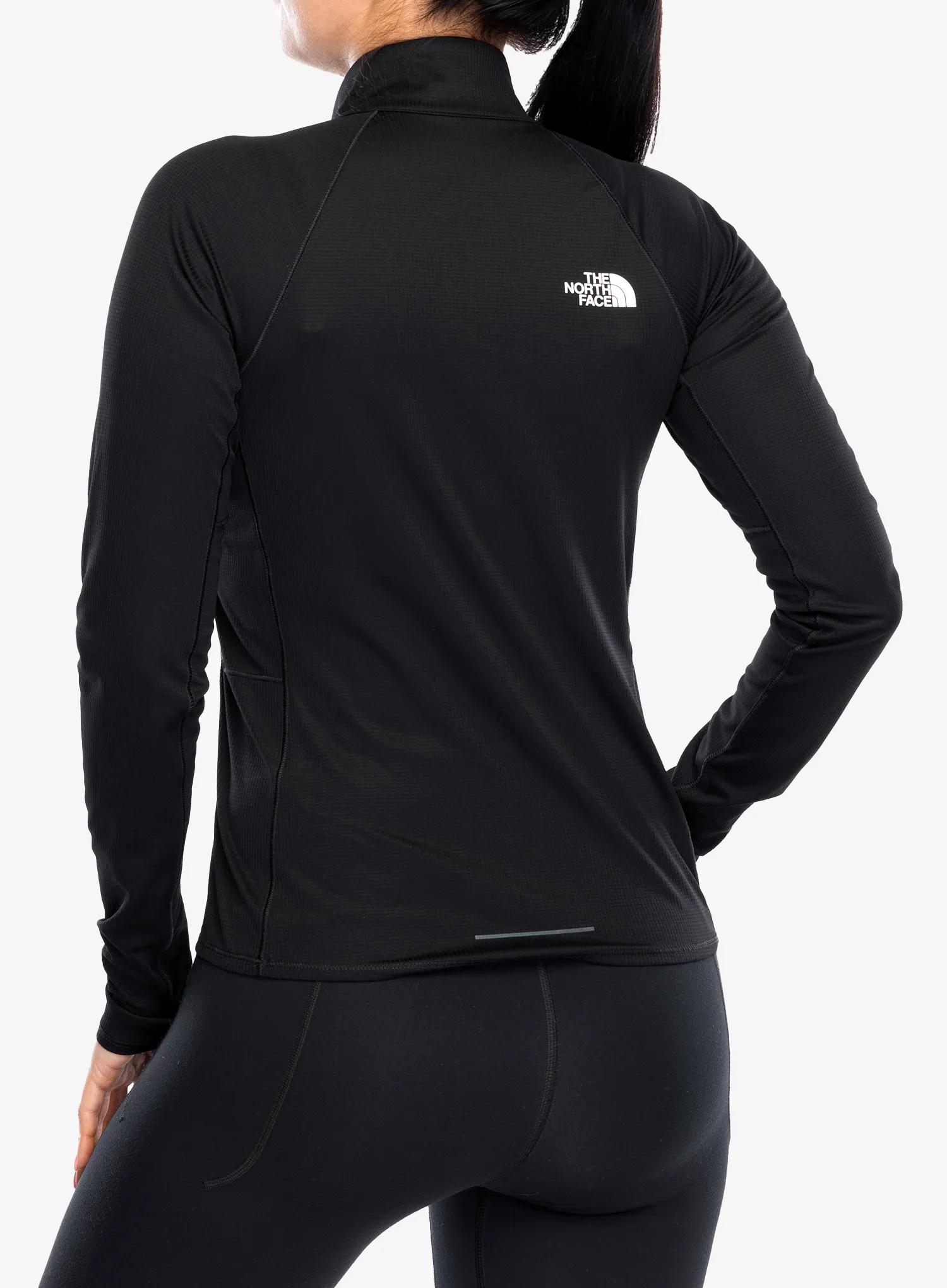 Дамски суичър за бягане The North Face Sunriser 1/4 Zip - tnf black