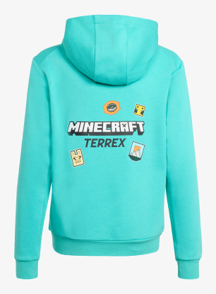 Детски суичър adidas TERREX Minecraft Hoodie - semi mint rush