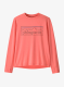 Детски суичър Patagonia L/S Cap SW T-Shirt - pickled pink