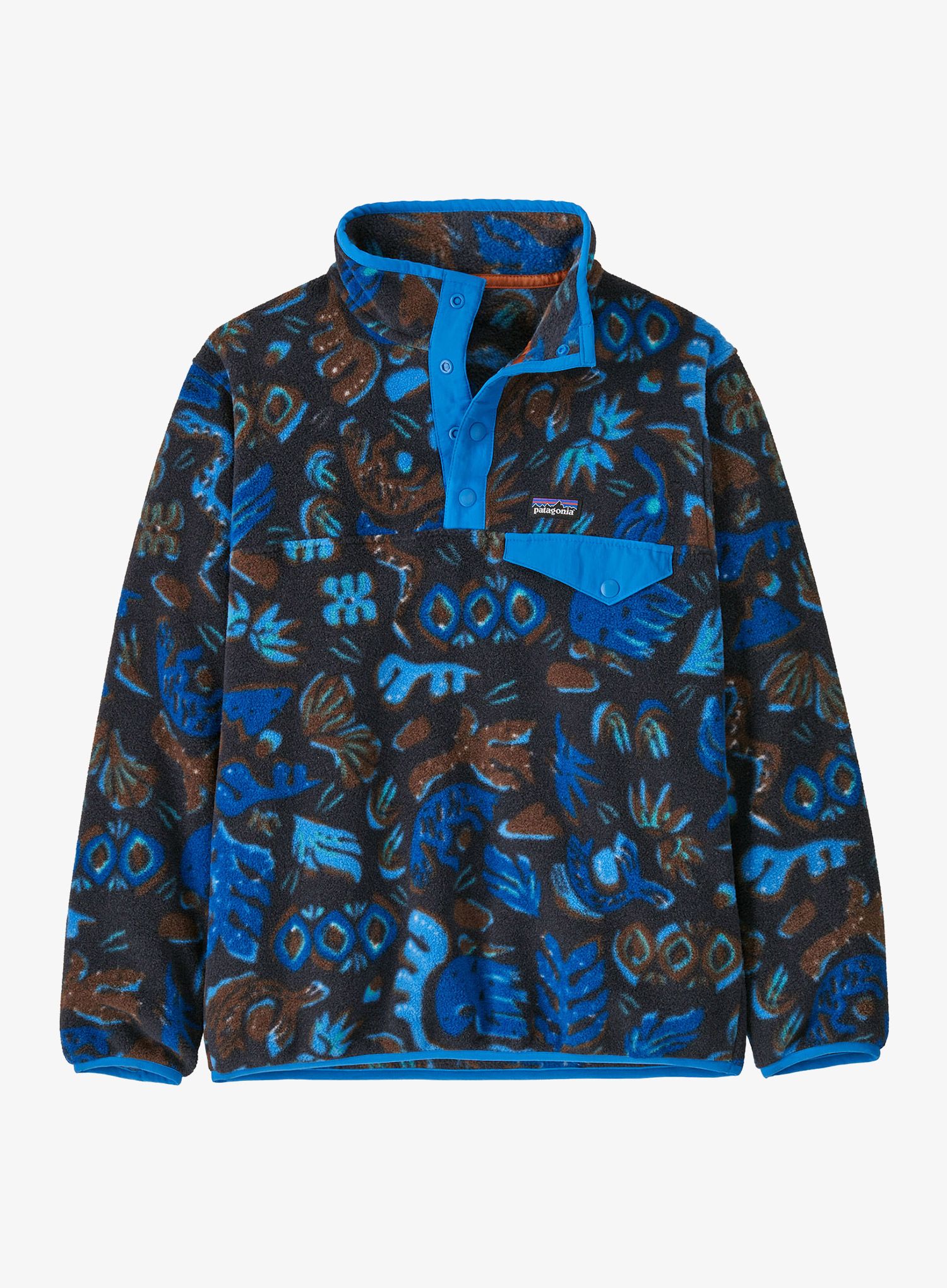 Детски суичър Patagonia LW Synchilla Snap-T Pullover - across oceans pitch blue