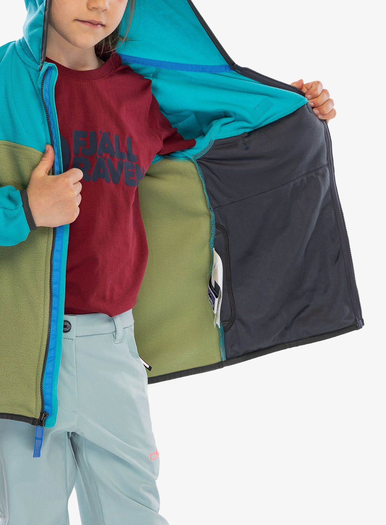 Детски суичър Patagonia Micro D Snap-T Jacket - buckhorn green