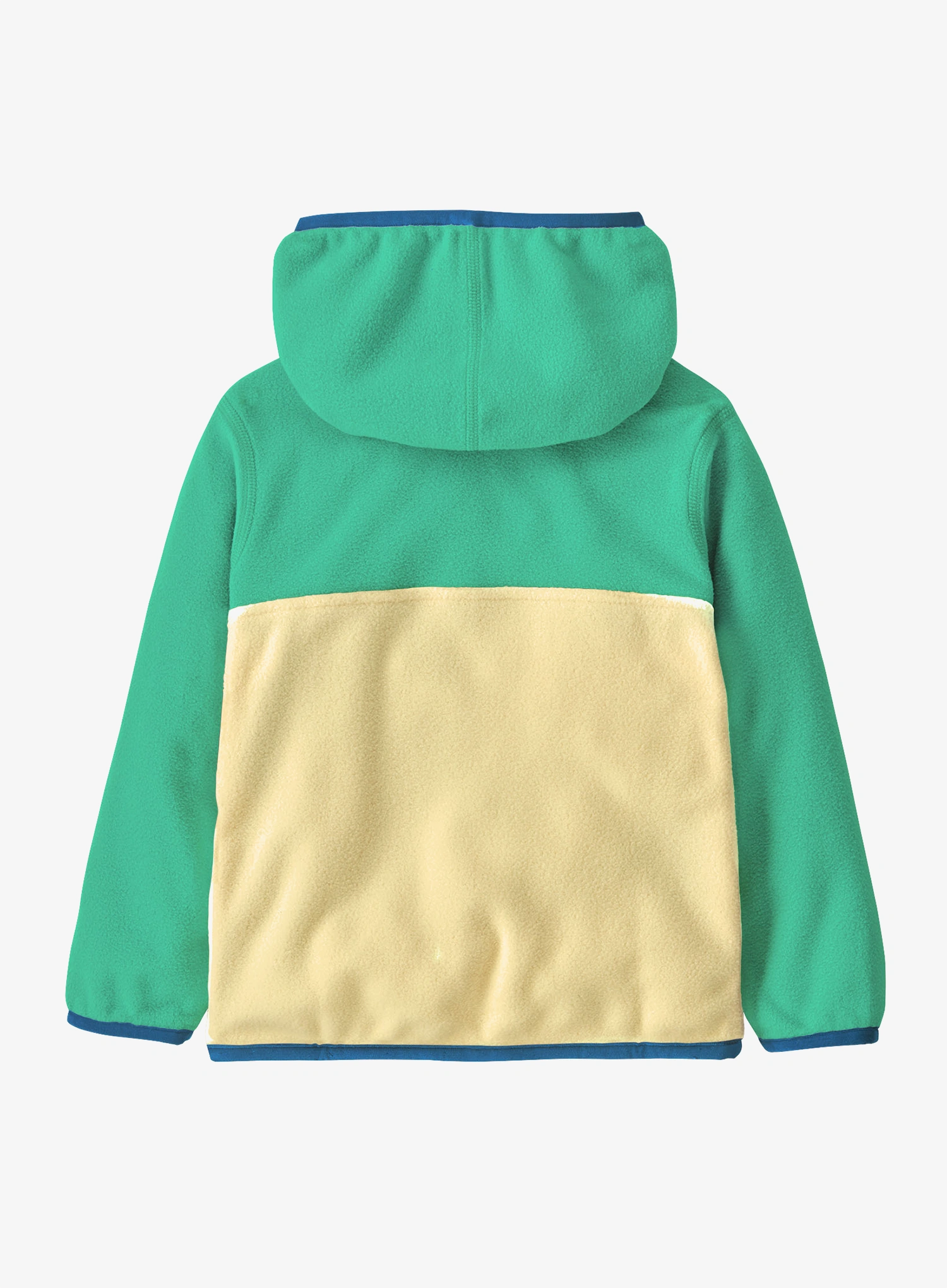 Детски суичър Patagonia Micro D Snap-T Jacket - buttercup yellow w/aqua stone