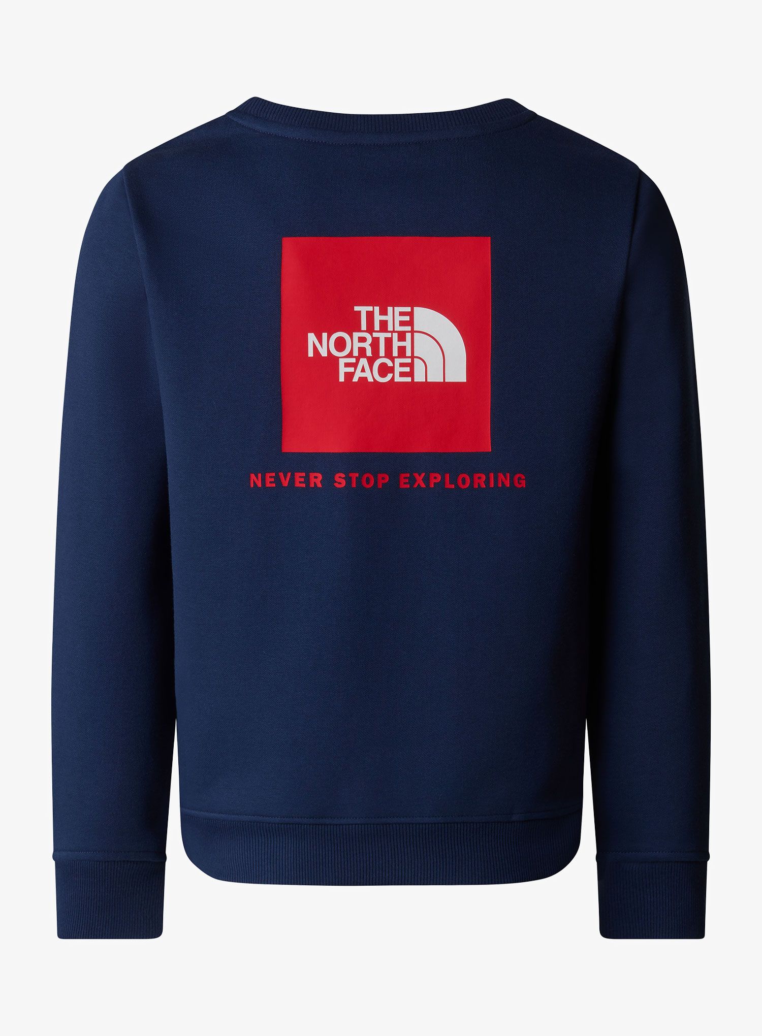Детски суичър The North Face Redbox Regular Crew - summit navy