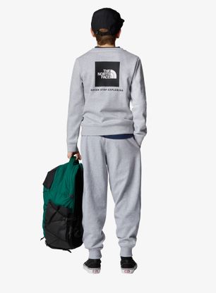 Детски суичър The North Face Redbox Regular Crew - tnf light grey heather