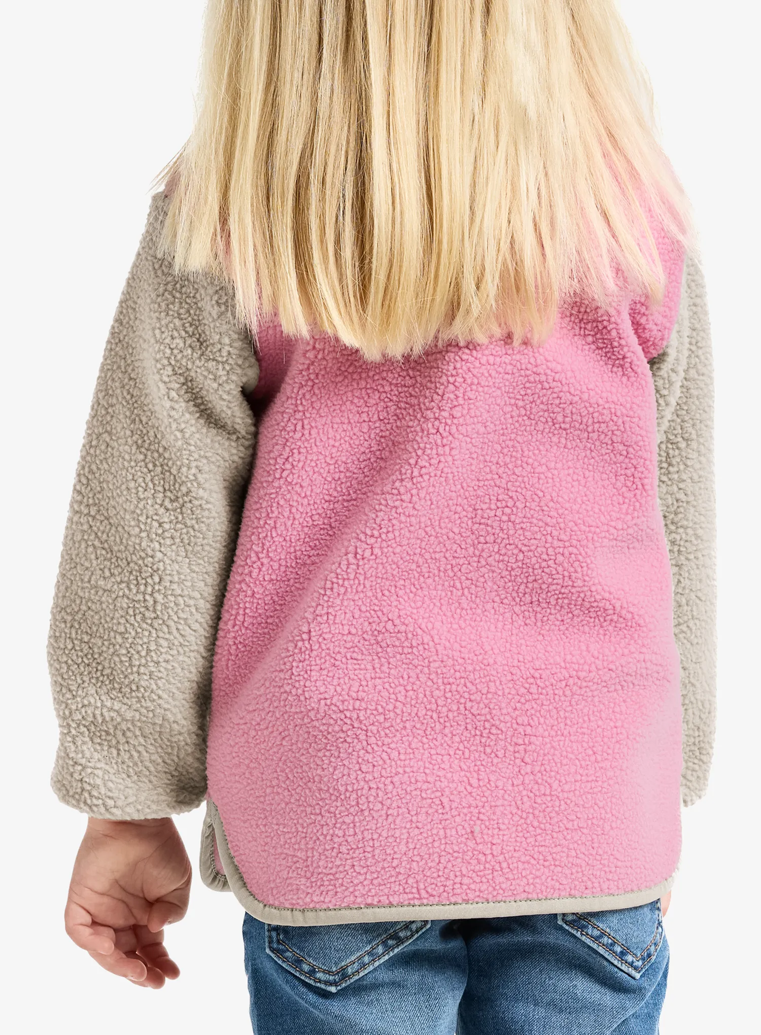 Суичър за момиче Didriksons Anten Fullzip - light heather pink
