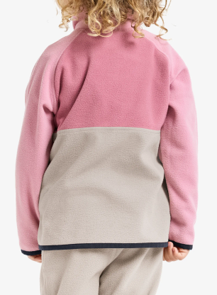 Суичър за момиче Didriksons Monte Half BU 5 - heather pink
