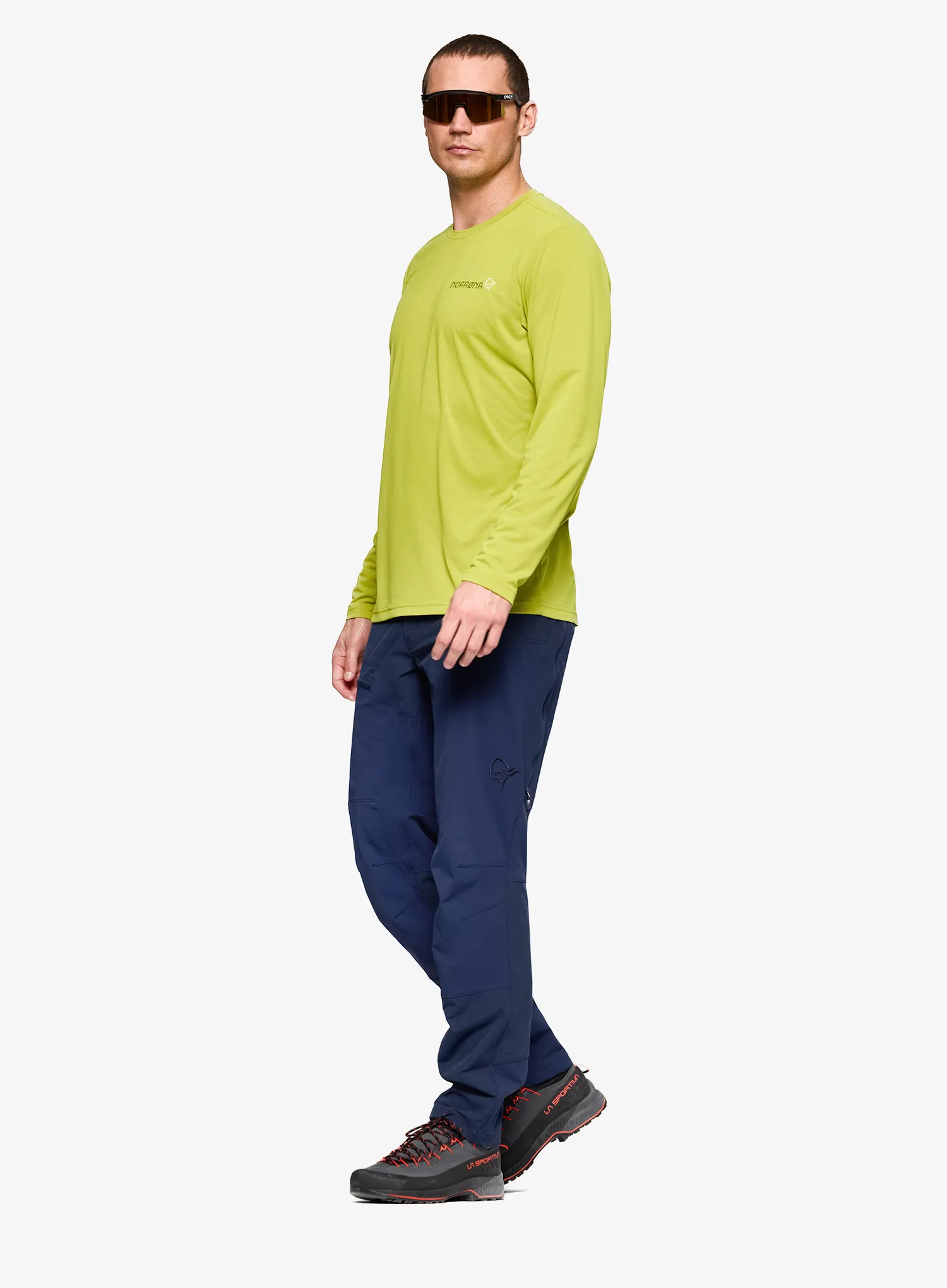 Суичър Norrona Femund Tech Long Sleeve - golden lime