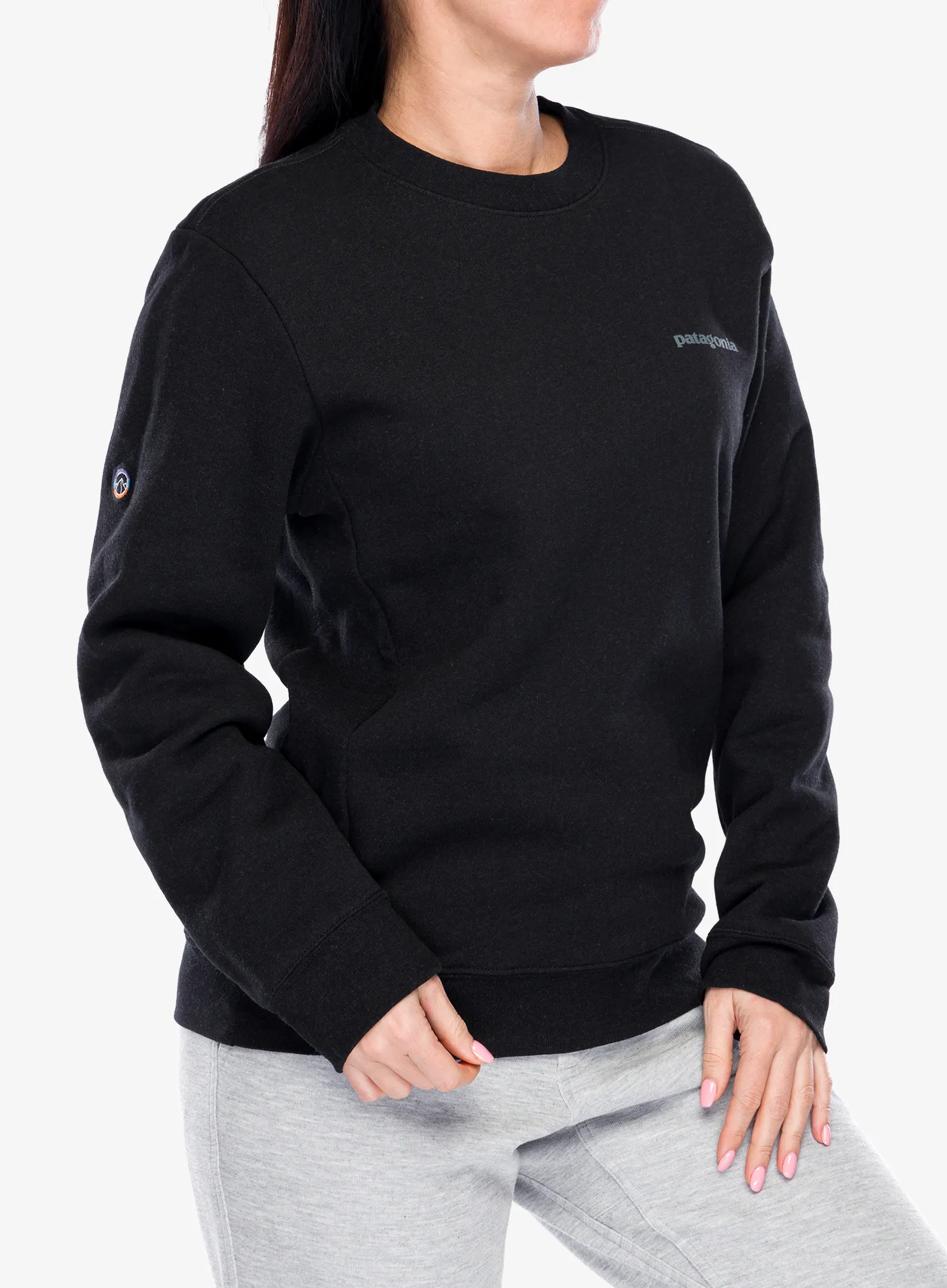 Суичър Patagonia Fitz Roy Icon Uprisal Crew Sweatshirt - ink black