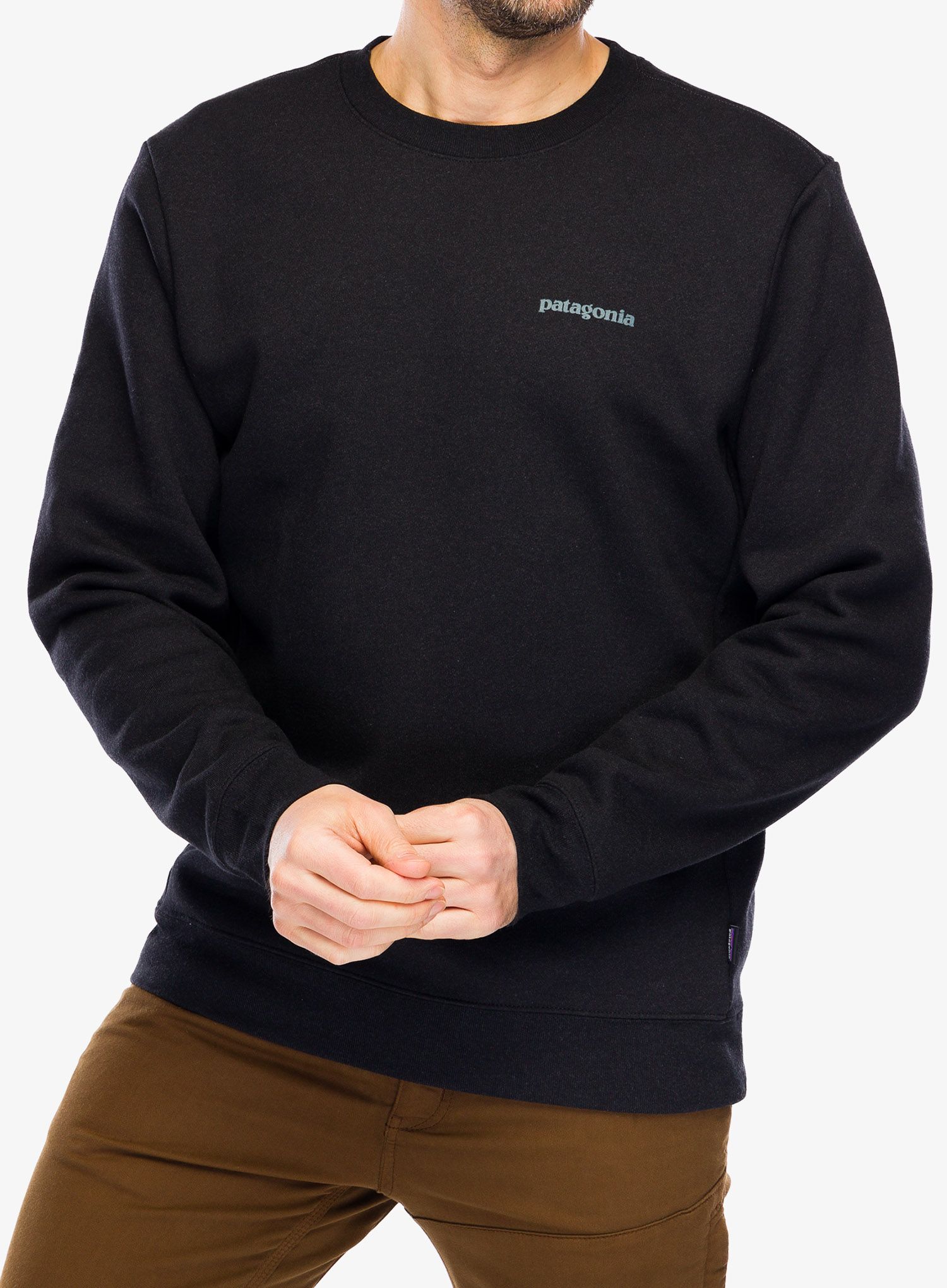 Суичър Patagonia Fitz Roy Icon Uprisal Crew Sweatshirt - ink black
