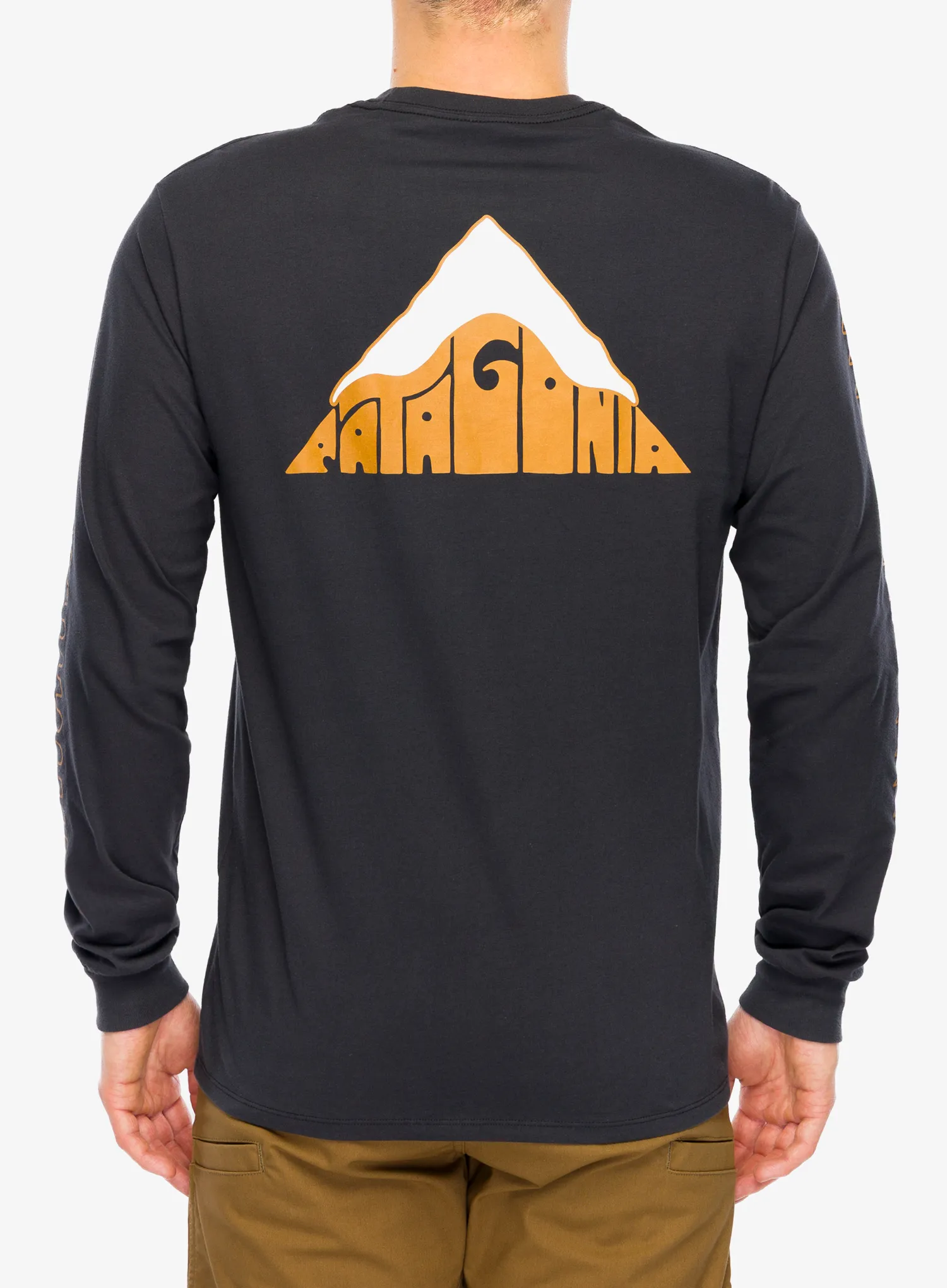 Суичър Patagonia L/S Driftways Organic T-Shirt - ink black