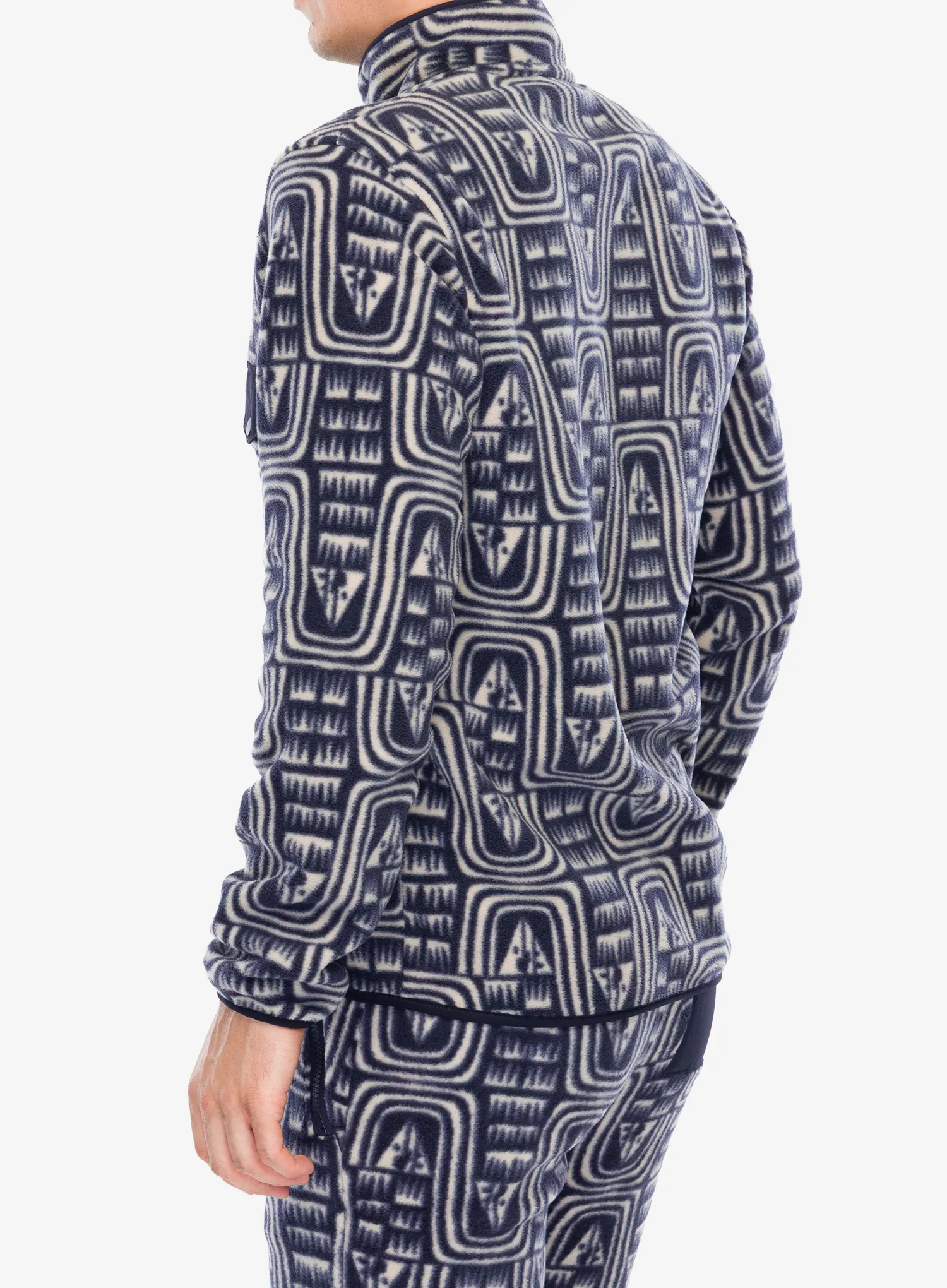 Суичър Patagonia Lightweight Synch Snap-T Pullover - flow/sunken blue
