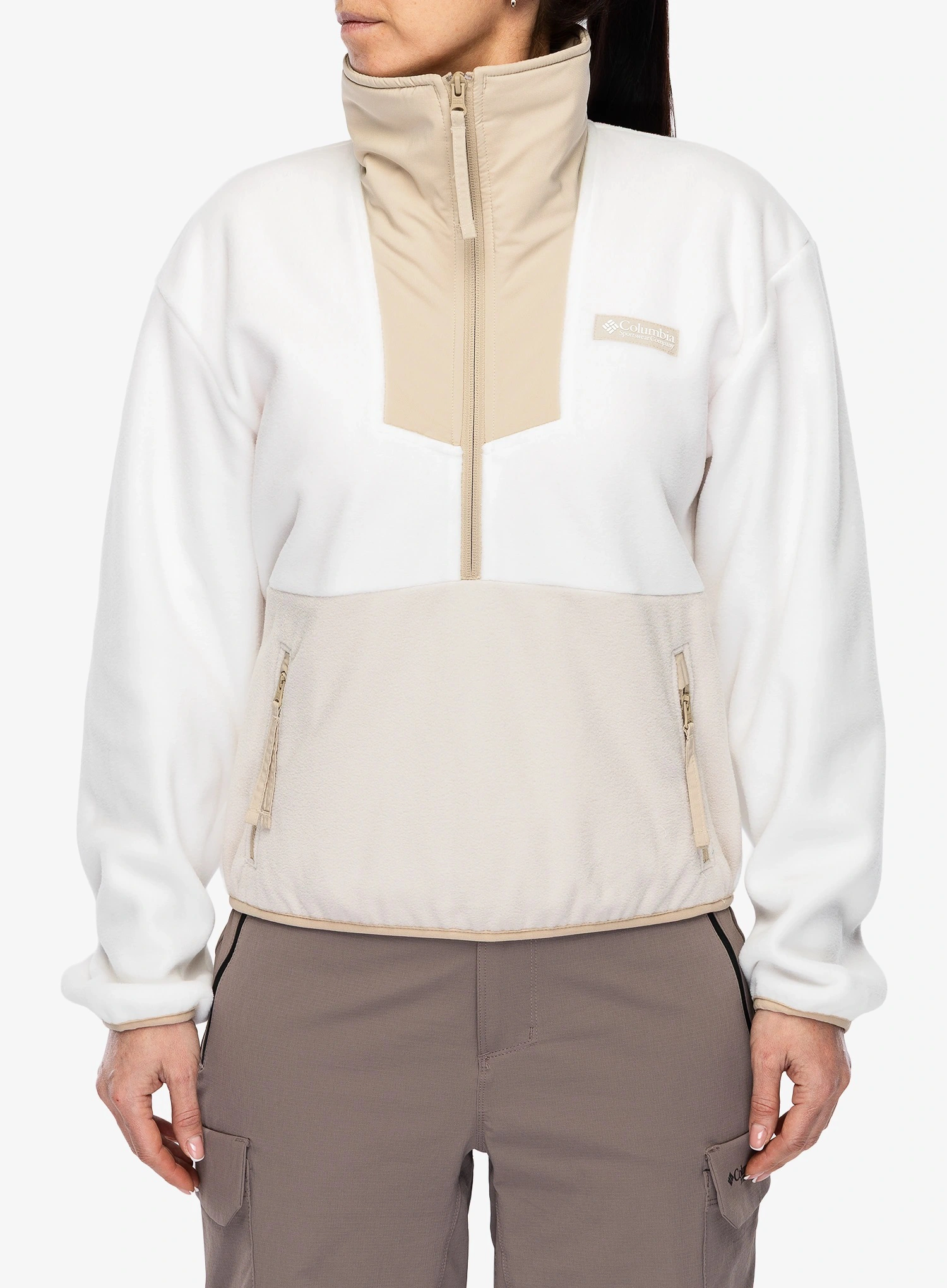 ColumbiaSequoiaGroveHalfZipFleece_seasalt_darkstone_afossil_295.webp
